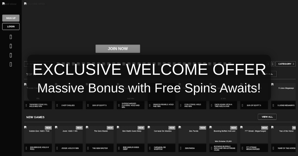 Wolf Winner Casino - Top Bonuses & Secure Play